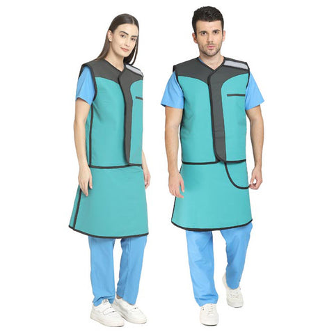 Full Protection Apron Partial Overlap Wrap Around Vest and Skirt 0.35mm