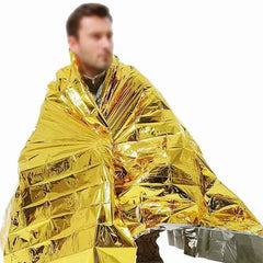 Full Size Gold and Silver PET Aluminum Emergency Blanket