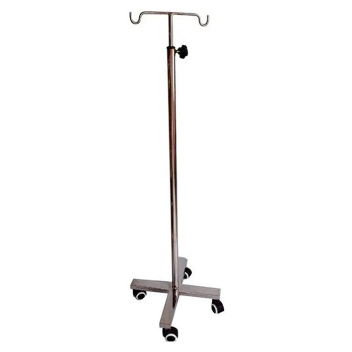 IV Stand Chrome Plated with Metal Base