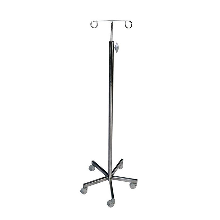 IV Stand All Stainless Steel Incl Base