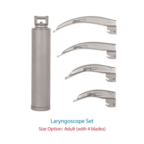 Laryngoscope Premium with Blade Size 1, 2, 3, 4