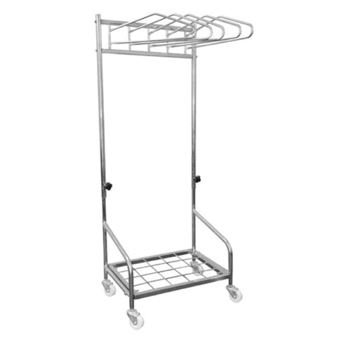 Lead Apron Stand Trolley SS 304 Grade