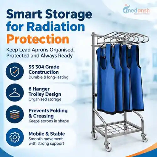 lead apron stand trolley
