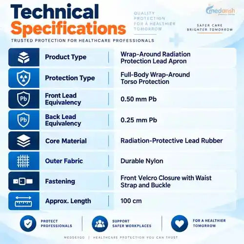 lead apron wrap
