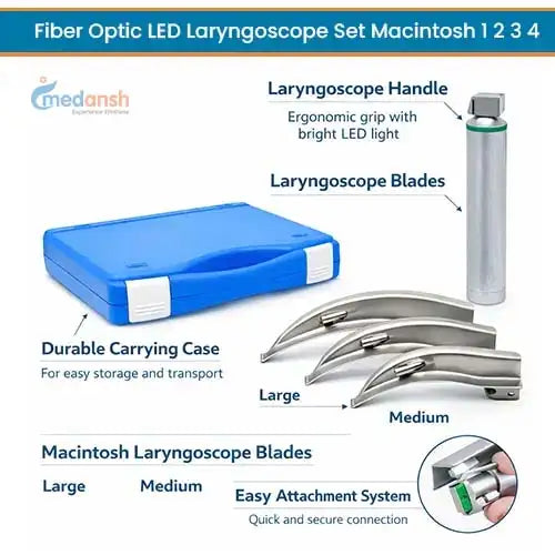 led Laryngoscope set