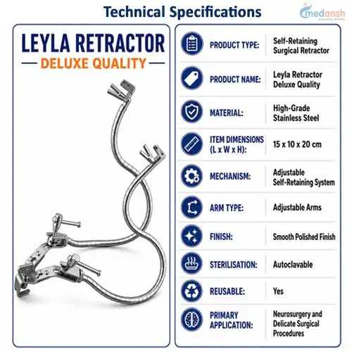 leyla retractor surgical instrument