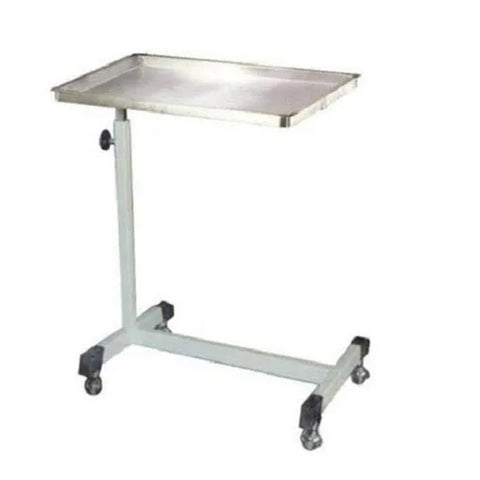 Mayo Trolley with MS Frame and Stainless Steel Tray