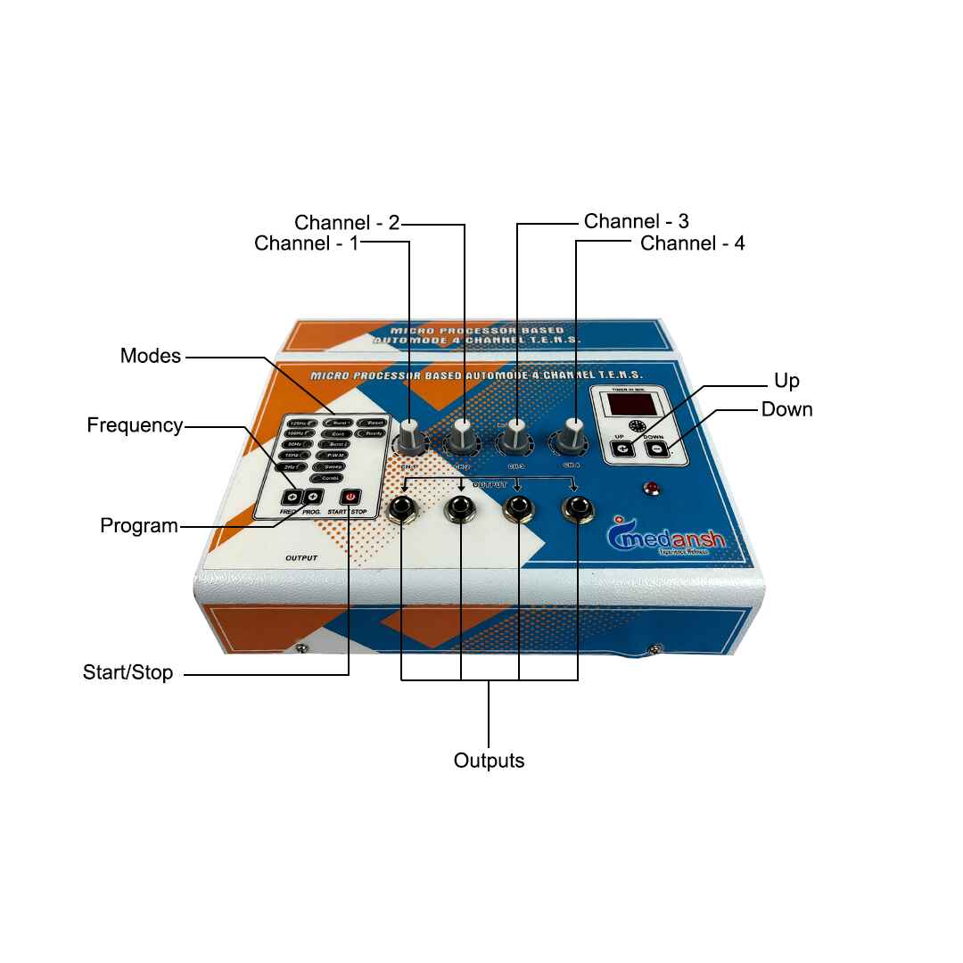  4 channel tens machine 