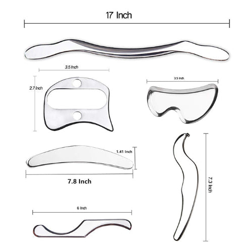 IASTM Massage Tool Set of 5 tools