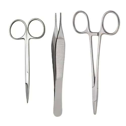 Seturing Set Instruments Suturing Instrument Set (Set of 3 Basic Instruments)
