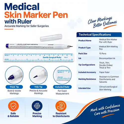 medical skin marker pen