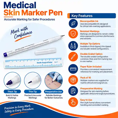 medical skin marker pen