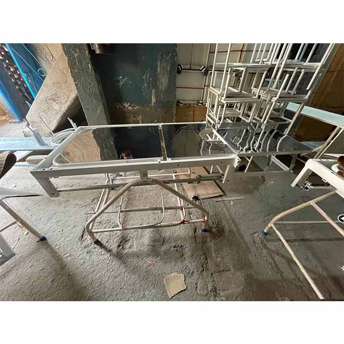 Obstetric Labour Table Telescopic Ms Frame SS Top with Mattress