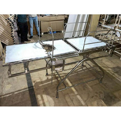 Obstetric Labour Table Telescopic Stainless Steel with Mattress