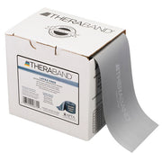 Original Theraband Resistive Band Latex Free Silver Super Heavy 25 Yds Roll DISP