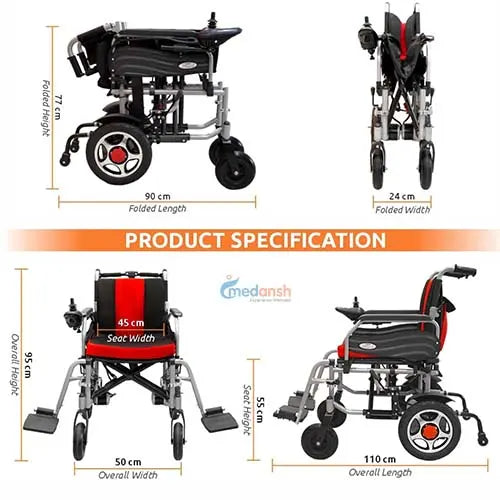 power wheelchair with single battery 