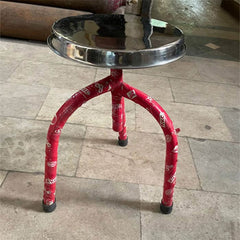 Revolving Patient Stool 3 Leg SS Top