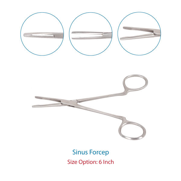 Sinus Forceps Straight