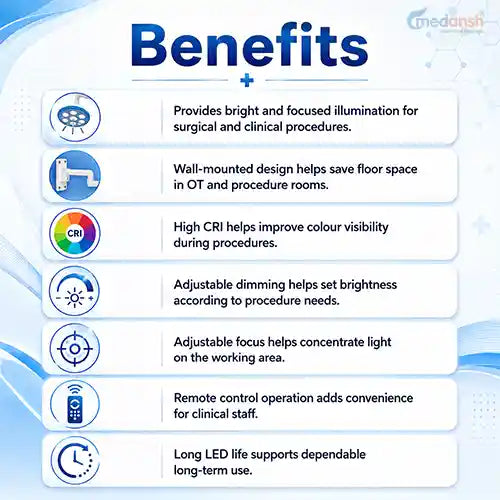 surgical ot light benefits