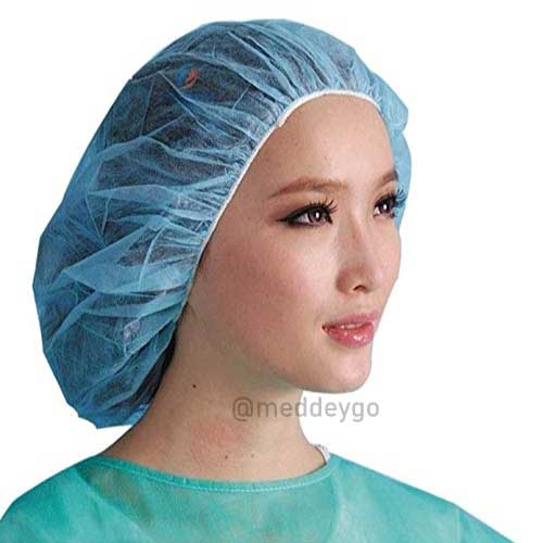 Surgical Cap Blue Disposable (Pack of 200)