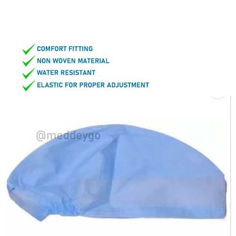 Surgical Cap Blue Disposable (Pack of 100)