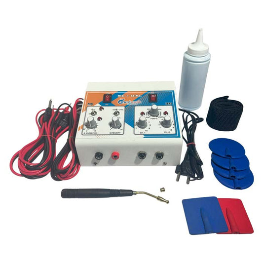 Medansh Portable TENS 2 channel with Muscle stimulator for pain relief with 1 year warranty