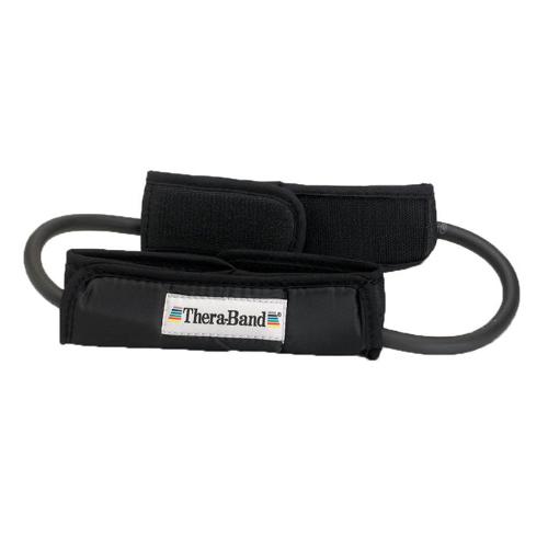 Original Theraband Black Tubing Loop with Padded Cuff