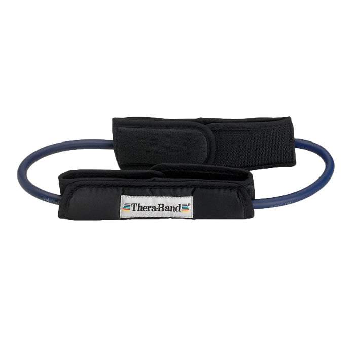 Original Theraband Blue Tubing Loop with Padded Cuff