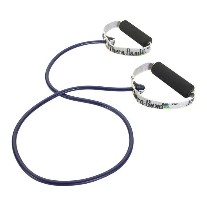 Original Theraband Silver Super Heavy Tubing with Soft Handle