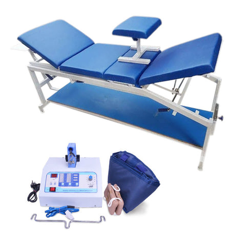 Traction Cervical, Lumbar and Knee with 4 Fold Table