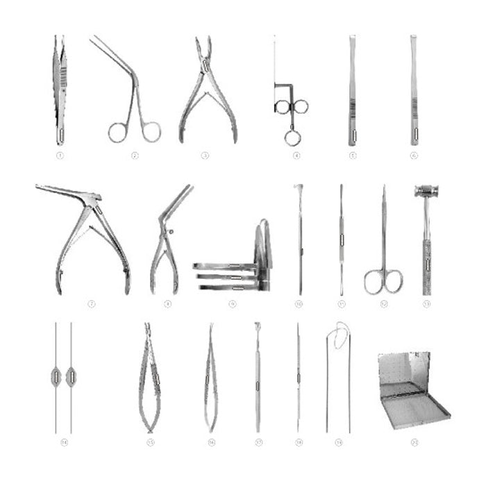 Tymanoplasty Set Surgical Instruments