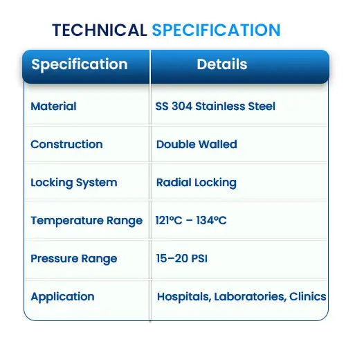 vertical autoclave