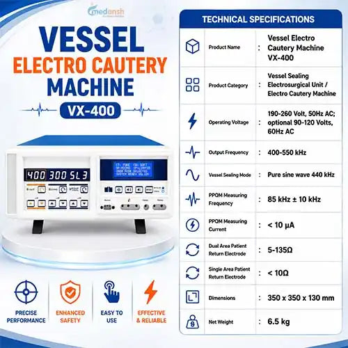 vessel electro cautery machine