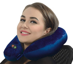 Vibrating U Shape Massage Pillow for Office  Home  Car  Travel Pillow