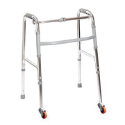 Aluminium Walker with Front Wheels for Adults & Mobility Support