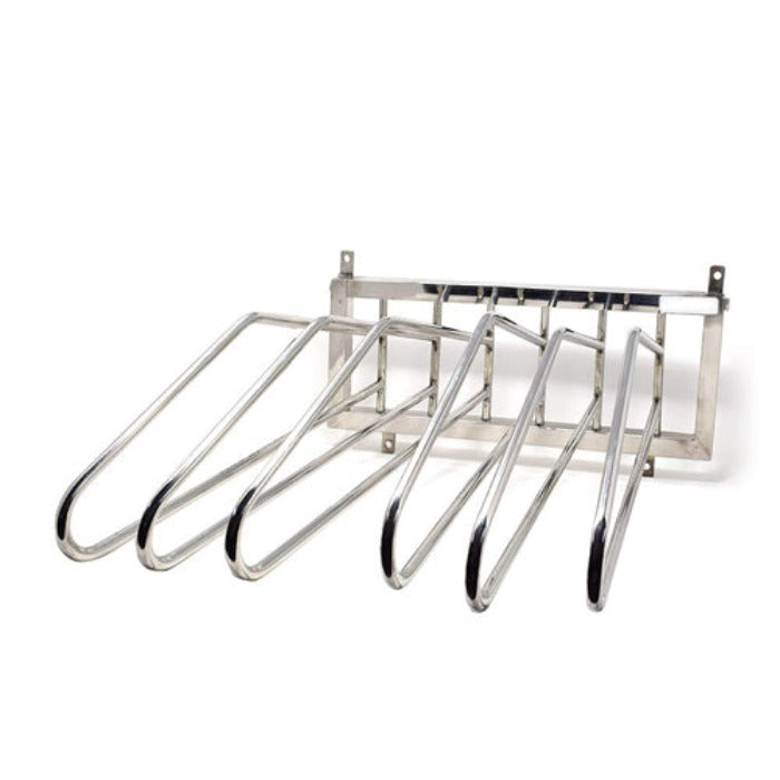 Wall Mounted Lead Apron Rack (SS 304 Grade) for Six Lead Aprons