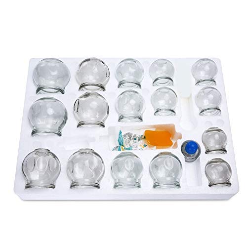 Acupressure Vacuum Fire Glass Cupping Therapy Kit
