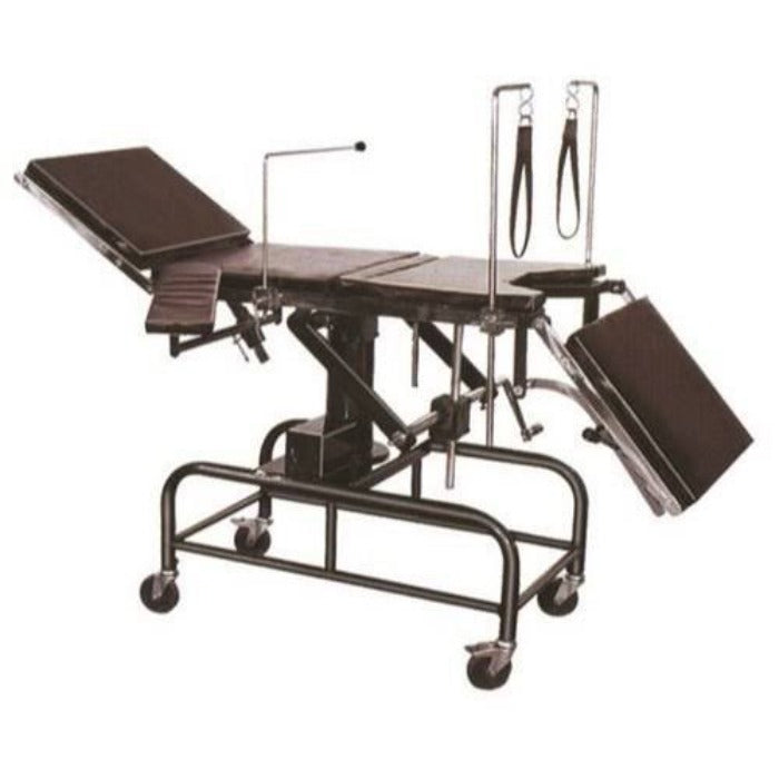 Hi Low Manual OT Table with Adjustable Secions and Mattress