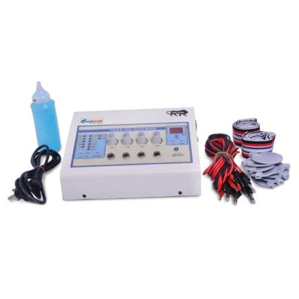 4 Channel LCD Tens Physiotherapy Machine Electrotherapy Combo for