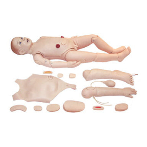 Advanced Multi-Functional Child Nursing Training Doll (Unisex), 3 yr Old