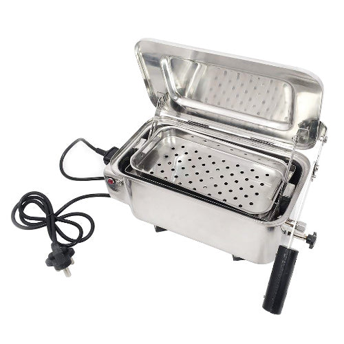Electric Instrument Sterilizers with Lifting Tray SS 304 Grade 20 x 8 x 6 Inches
